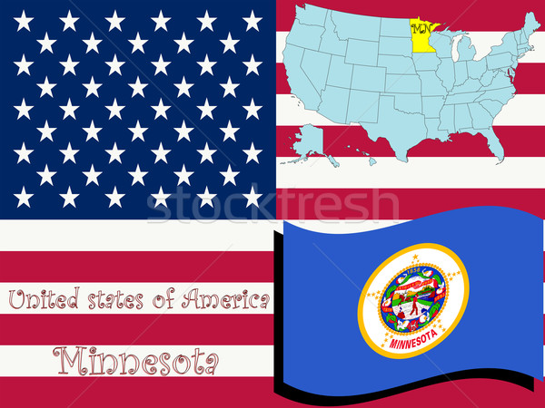 minnesota state illustration Stock photo © robertosch