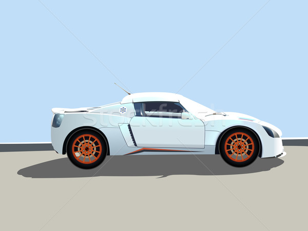 Sportu samochodu ilustracja streszczenie wektora sztuki Zdjęcia stock © robertosch