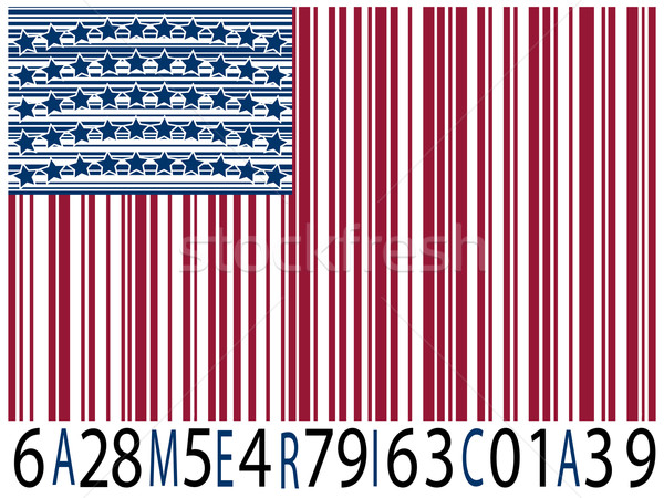 america bar codes flag Stock photo © robertosch