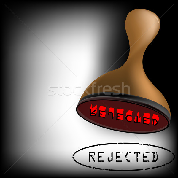 rejected stamp Stock photo © robertosch