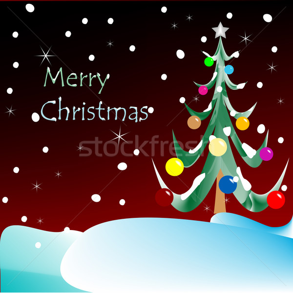 merry christmas card Stock photo © robertosch