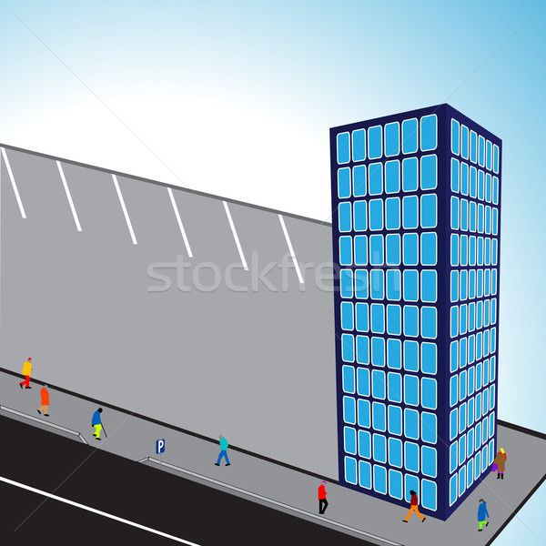 3d flats building Stock photo © robertosch