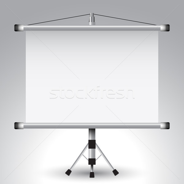 [[stock_photo]]: Projecteur · écran · résumé · vecteur · art · illustration