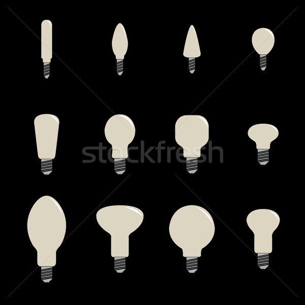 stylized light bulbs Stock photo © robertosch