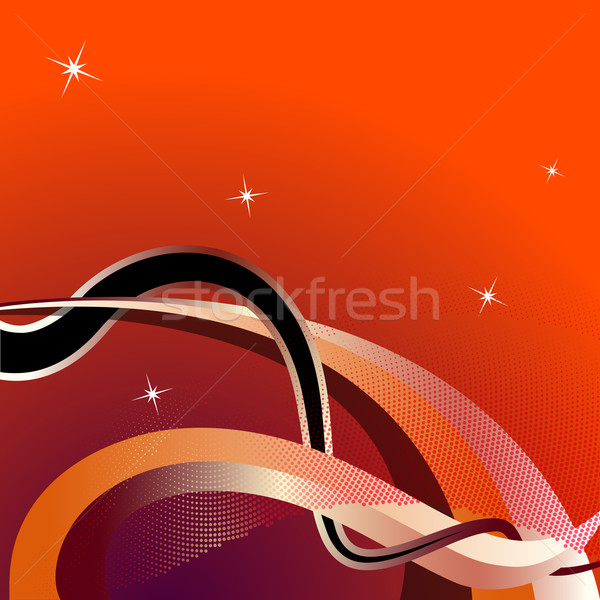 abstract dotted wavy background Stock photo © robertosch