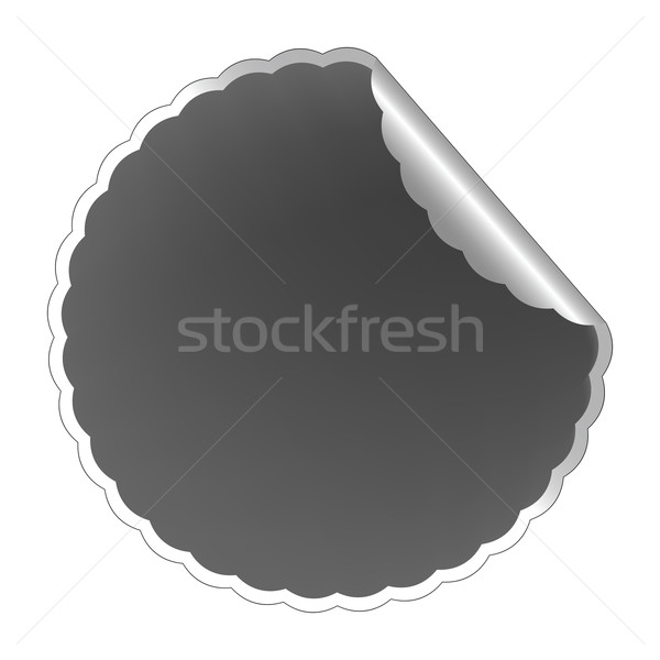 flowerish gray label Stock photo © robertosch