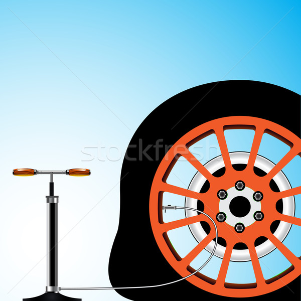 flat tyre Stock photo © robertosch