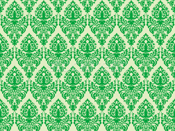 Verde damasco senza soluzione di continuità texture abstract pattern Foto d'archivio © robertosch