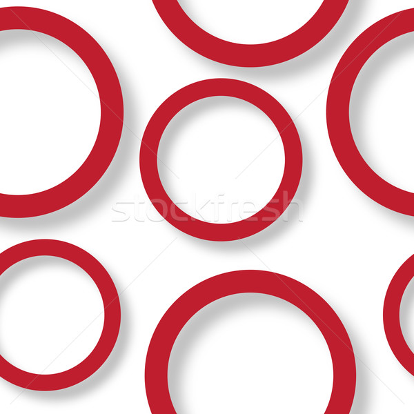 red shadowed circles pattern Stock photo © robertosch