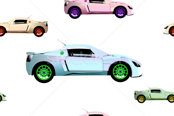 sport cars pattern Stock photo © robertosch