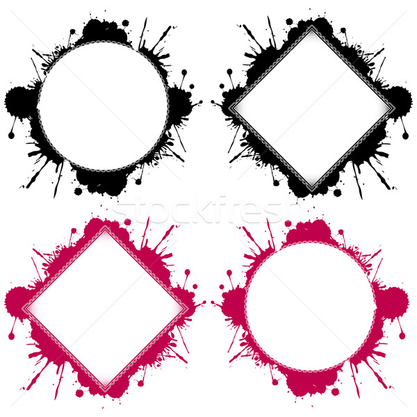round and square templates Stock photo © robertosch