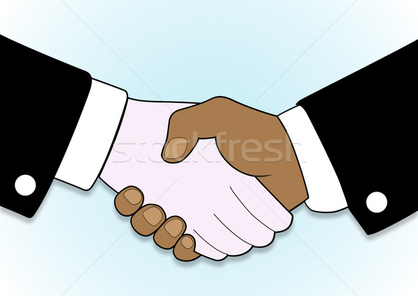 Stock photo: hand shake