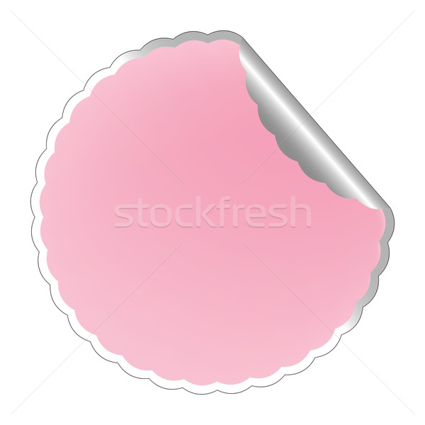 flowerish pink label Stock photo © robertosch