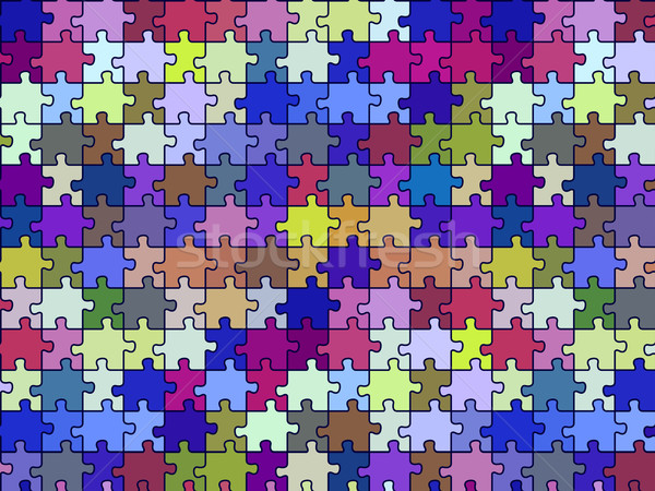 Retro Puzzle Textur abstrakten Muster Stock foto © robertosch
