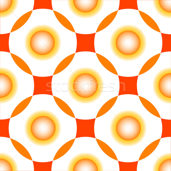 orange circles seamless pattern Stock photo © robertosch