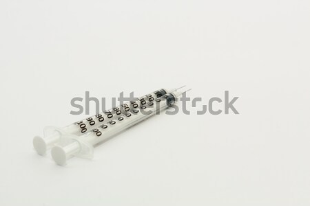 Two Disposable syringes Stock photo © robinsonthomas