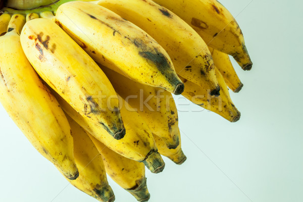 Bunch of yellow small banana fruit Stock photo © robinsonthomas