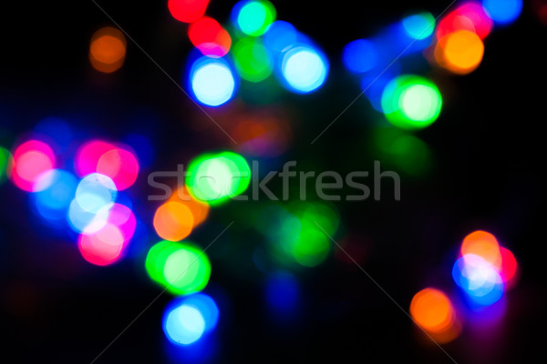 Bokeh lumière floue lumières résumé [[stock_photo]] © robinsonthomas