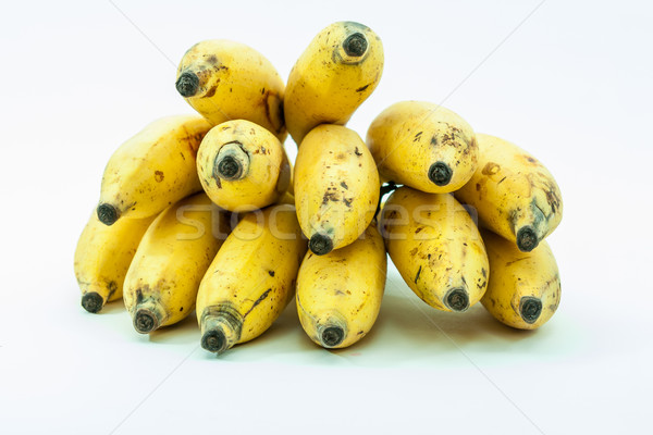 ストックフォト: 黄色 · 小 · バナナ · フルーツ · 自然