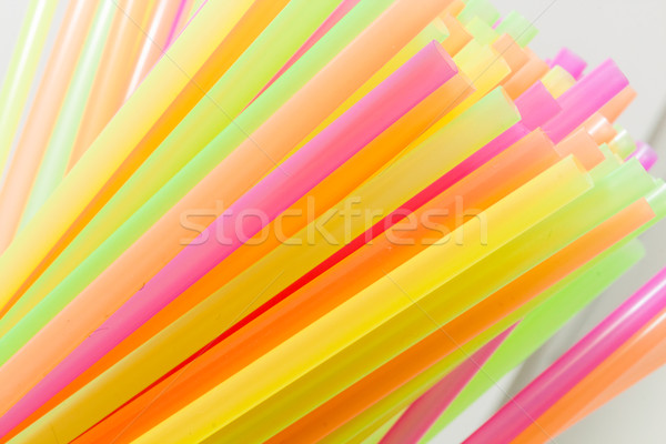 Vibrante colori bere plastica tipo colorato Foto d'archivio © robinsonthomas