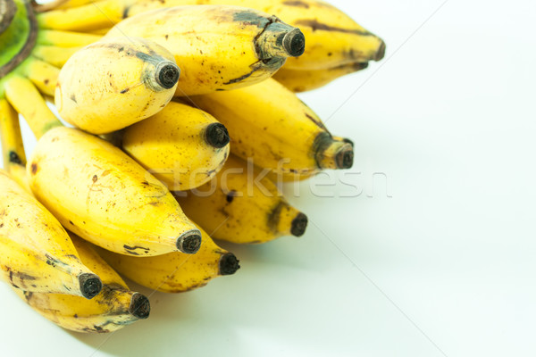 Bunch of yellow small banana fruit Stock photo © robinsonthomas