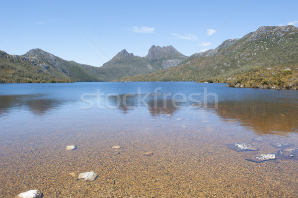 Foto stock: Cuna · montana · parque · tasmania · Australia · hermosa