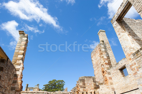 Ruin Port Arthur Convict Settlement Tasmania Stock photo © roboriginal