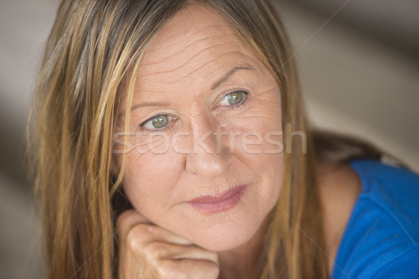 Confident relaxed woman portrait Stock photo © roboriginal
