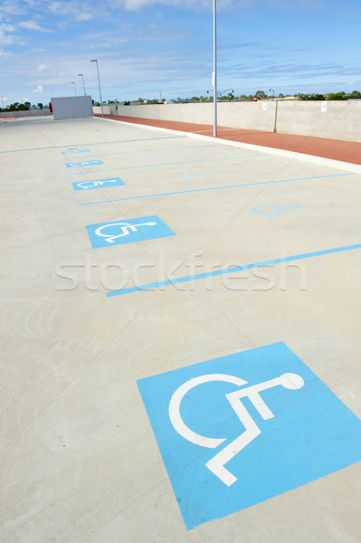 Disabled car park Stock photo © roboriginal