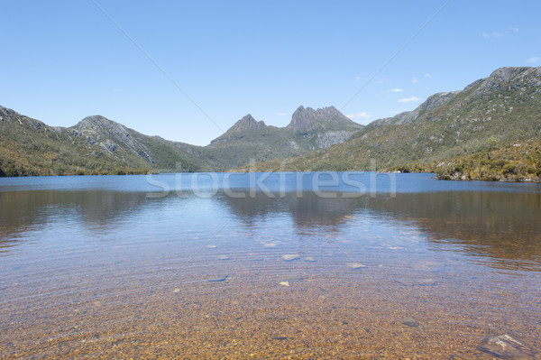 Dove Lake in Cradle Mountain National Park  Tasmania Stock photo © roboriginal