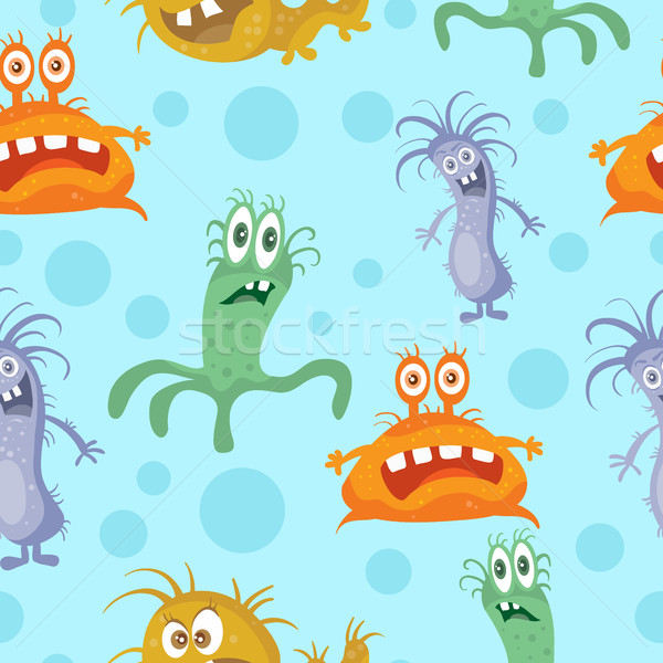Set bine rău bacteriile Imagine de stoc © robuart