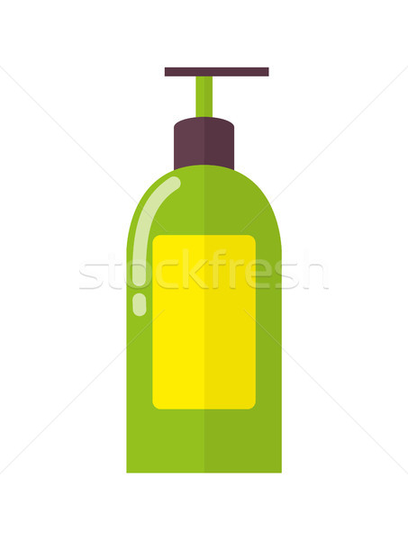 Big Plastic Bottle of Liquid Soap with Dispenser Stock photo © robuart