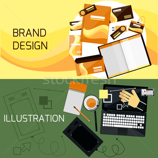 Brand and Web Design Stock photo © robuart