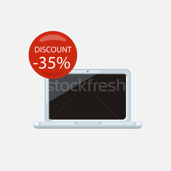 Sale of Household Appliances Laptop Stock photo © robuart