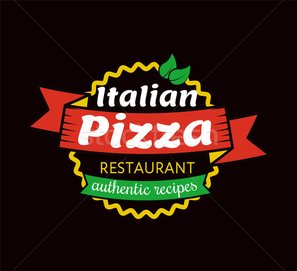 Italian Pizza Restaurant with Authentic Recipes Stock photo © robuart