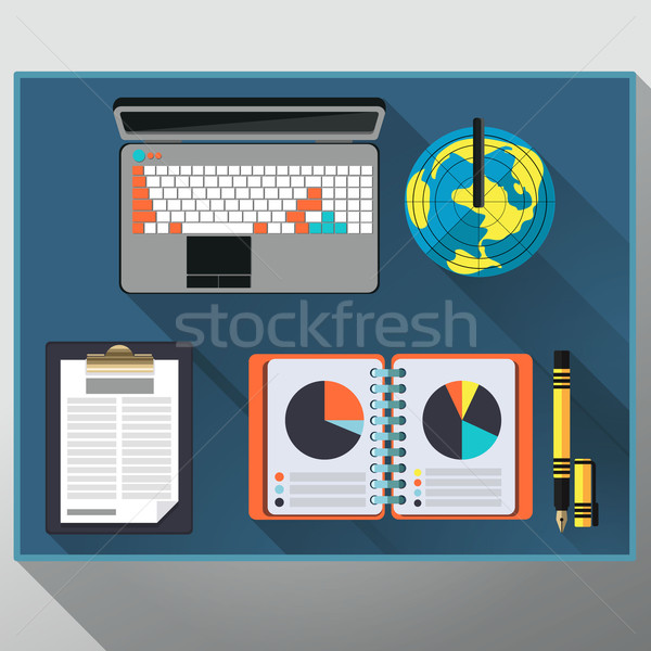 [[stock_photo]]: Creative · bureau · travail · modernes · design