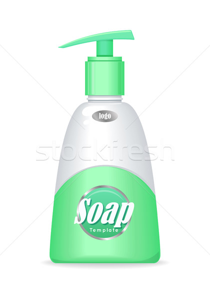 Soap Bottle with Spreader. Cosmetic Product Stock photo © robuart