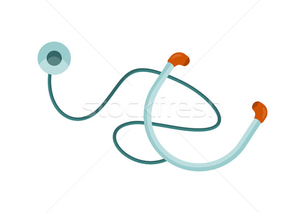 Stethoscope Icon Isolated. Health Care Concept. Stock photo © robuart