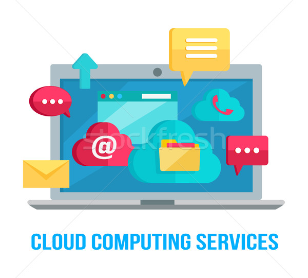 Cloud Computing Services Banner Stock photo © robuart