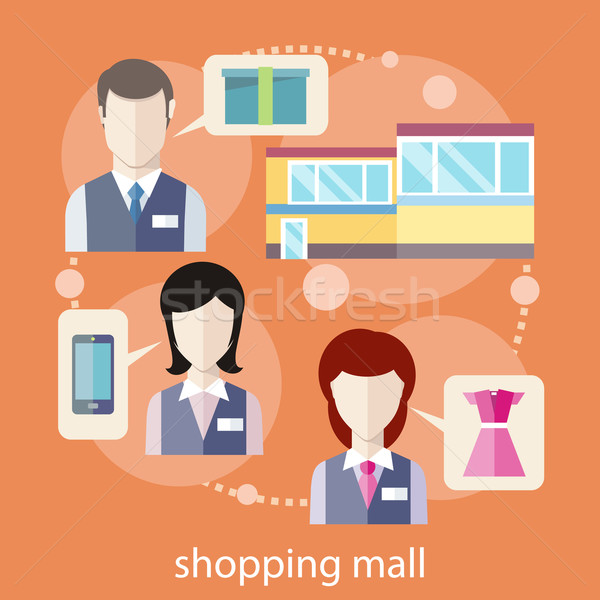 Shopping mall concept Stock photo © robuart