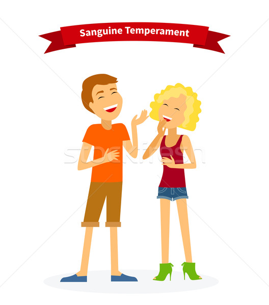 Sanguine Temperament Type People Stock photo © robuart