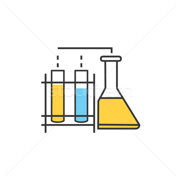 Chemie onderwijs onderzoek laboratorium uitrusting objecten Stockfoto © robuart