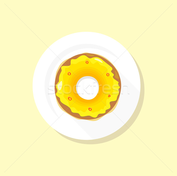 甜 甜甜圈 集 設計 食品 油炸圈餅 商業照片 © robuart