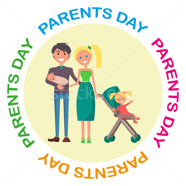 Banner Devoted to Parent s Day with Inscription Stock photo © robuart