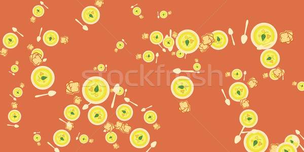 Background Plate of Soup Stock photo © robuart