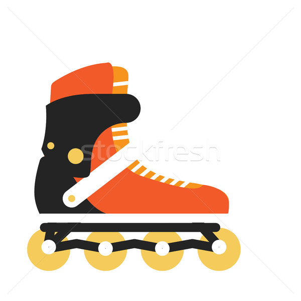 Roller Skate Vector Illustration in Flat Design Stock photo © robuart