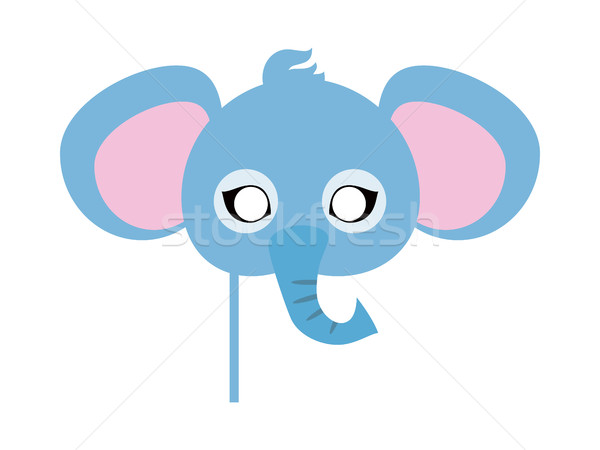 Elephant Carnival Mask. Big Animal with Large Ears Stock photo © robuart