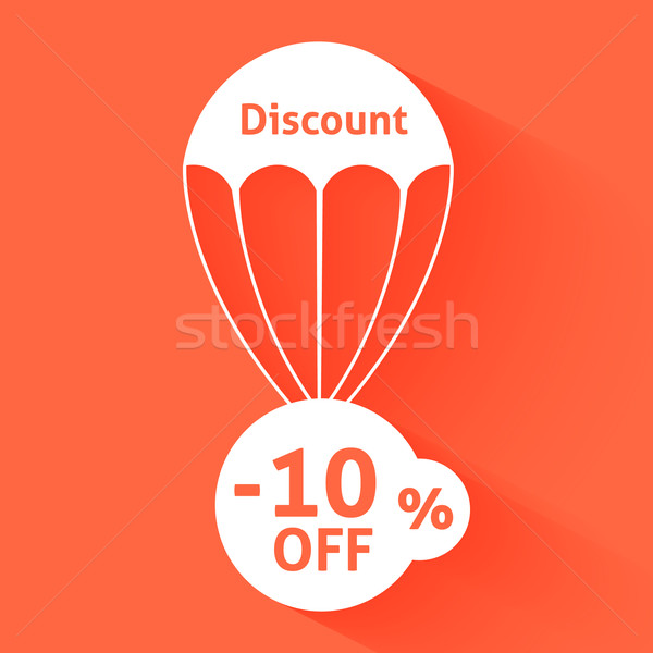 Stock photo: Discount parachute