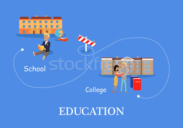 Education Process Concept Stock photo © robuart