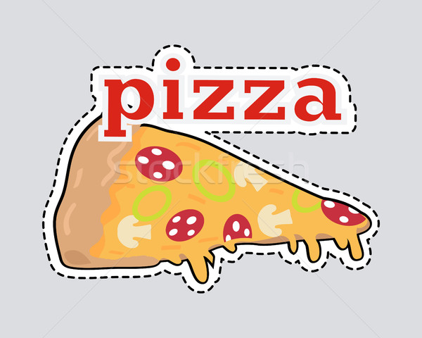 Cut Out Italian Snack with Cheese and Tomatoes. Stock photo © robuart